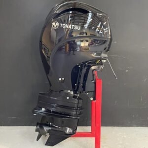 Tohatsu 140 HP EFI outboard engine.