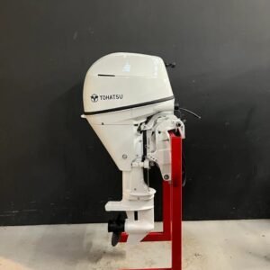 Tohatsu 30 HP EFI outboard engine.