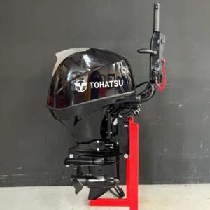 Tohatsu 50 HP EFI outboard engine.