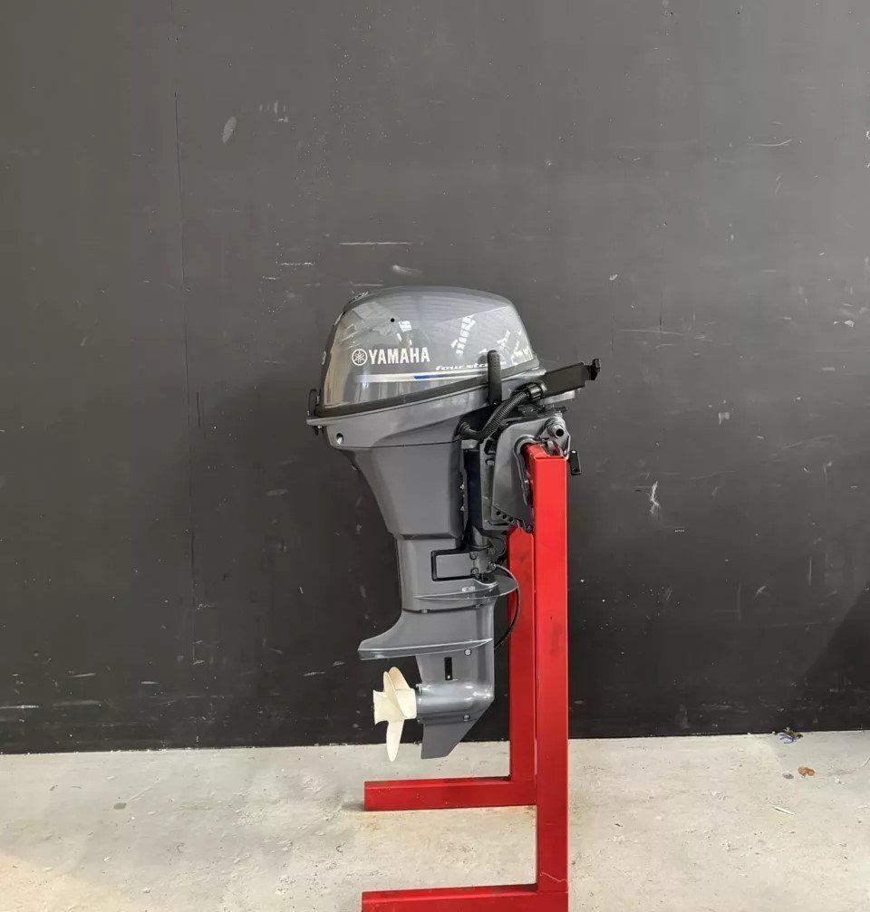 2023 Yamaha 9.9HP outboard engine.