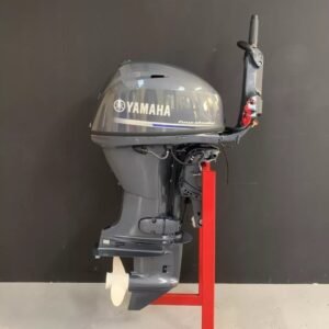 Yamaha 30 HP EFI outboard engine.
