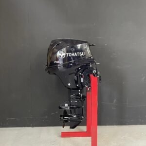Tohatsu 15 HP EFI outboard engine.