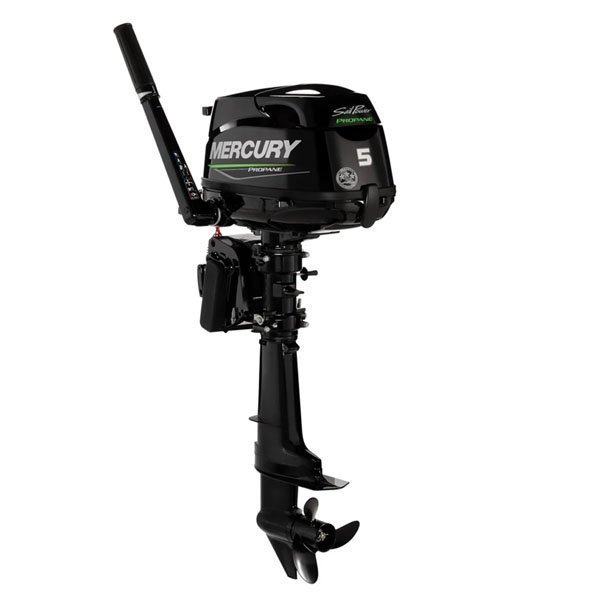 2020 Mercury 5 HP 5MXLHA-LPG Sail Power Propane Outboard Motor