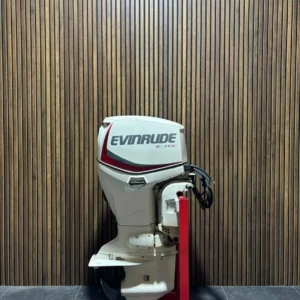 2014 Evinrude E-TEC 75 HP outboard engine.