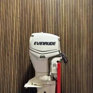 2012 Evinrude E-TEC 90 HP outboard engine.