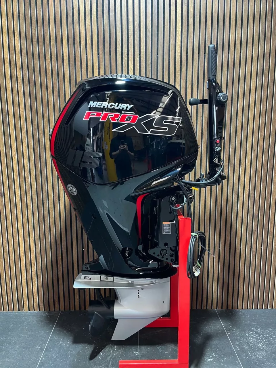 2016 Mercury 115 HP EFI Pro XS outboard engine.