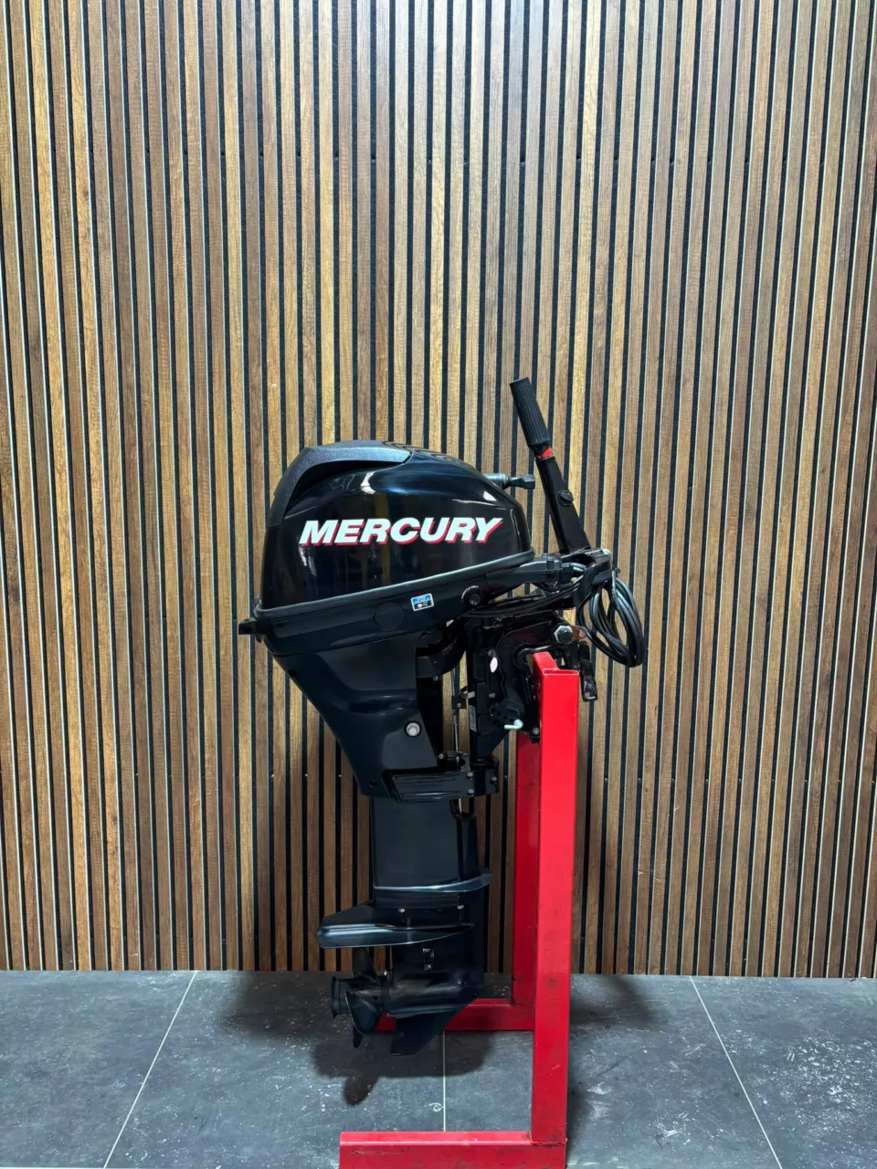 2012 Mercury 15 HP outboard engine.