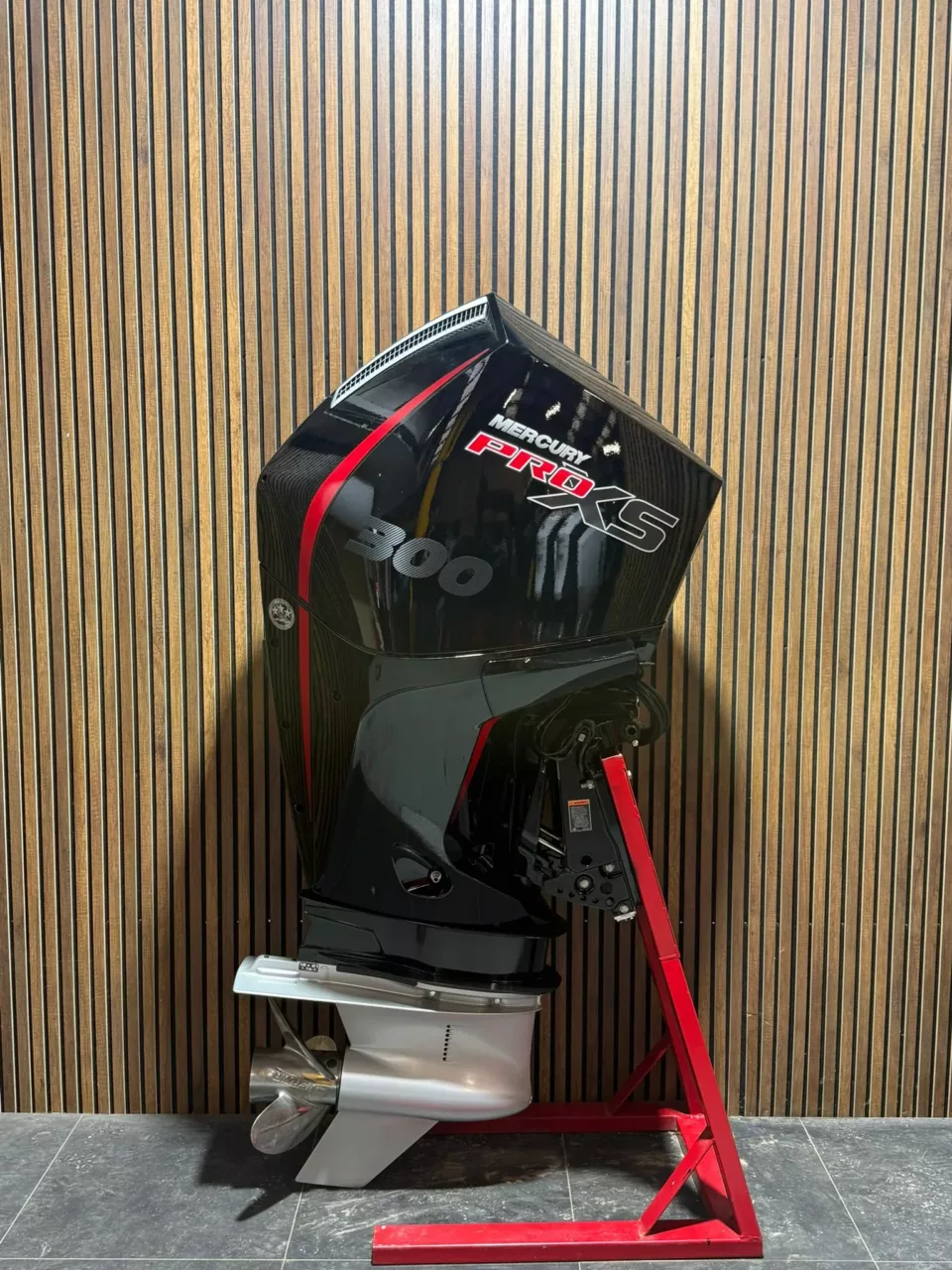 2018 Mercury 300 HP EFI Pro XS outboard engine.