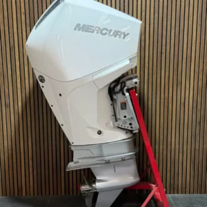 2018 Mercury F200 V6 outboard engine.
