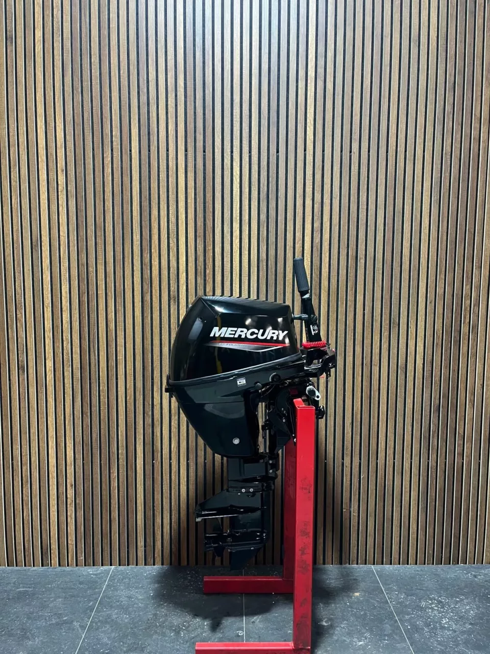 2024 Mercury F8 EH EFI outboard engine.