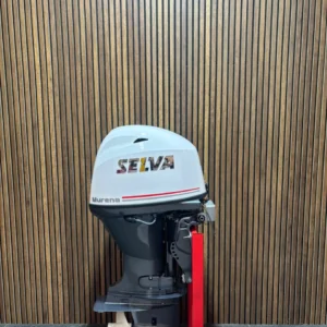 Selva/Yamaha 70 HP XSR outboard engine.