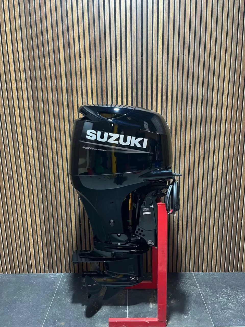 2023 Suzuki 70 HP EFI outboard engine.