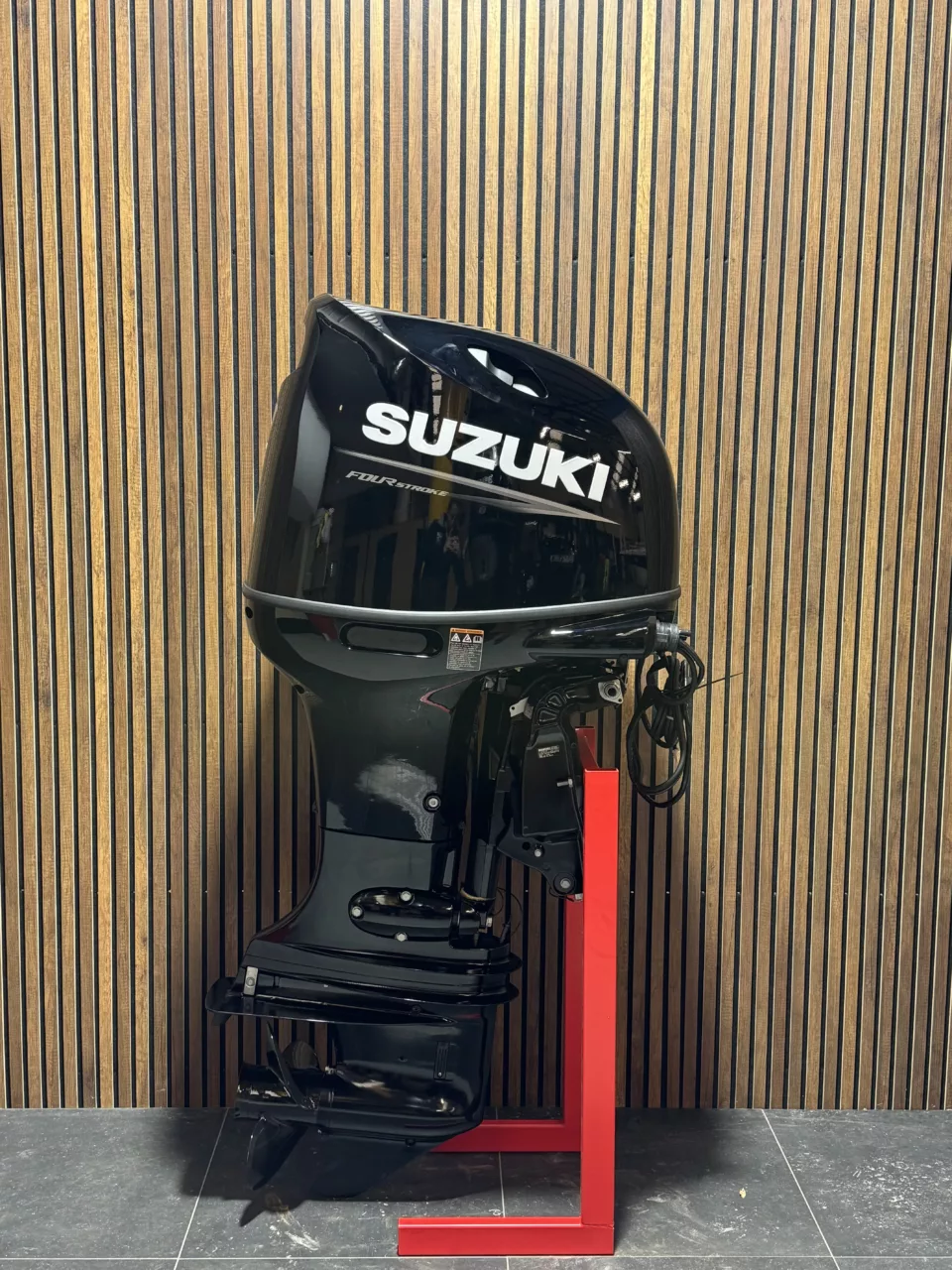 Suzuki DF115 BTX outboard engine.