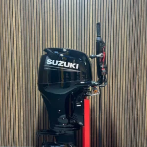 Suzuki DF90 ATL outboard engine.