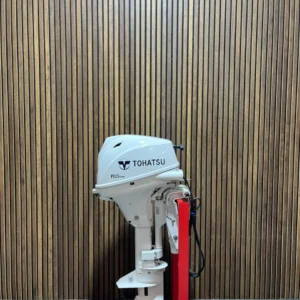 Tohatsu 20 HP EFI Powertilt outboard engine.
