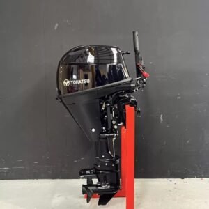 Tohatsu 25 HP EFI outboard engine.