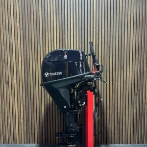 Tohatsu 30HP EFI outboard engine.