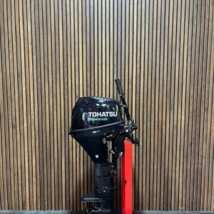 2018 Tohatsu 9.8 HP outboard engine.