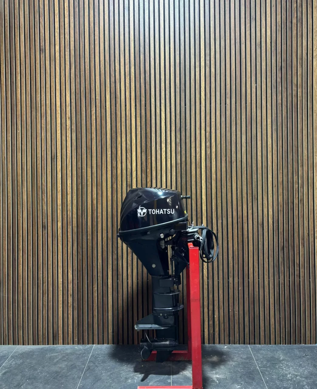 2022 Tohatsu 9.8 HP outboard engine.