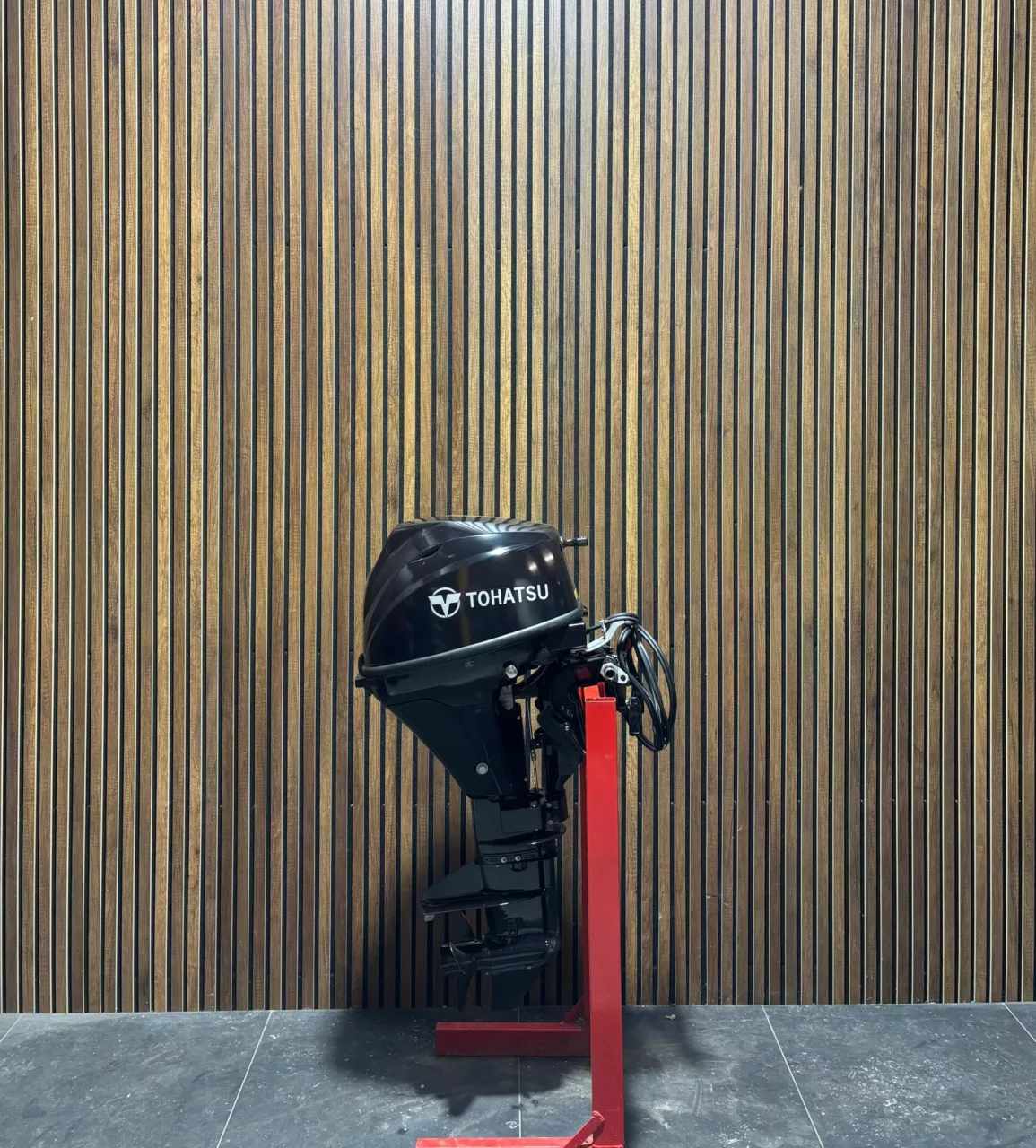 2015 Tohatsu MFS9.8B outboard engine.