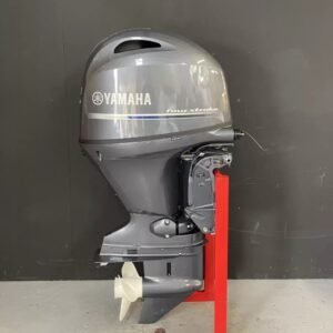Yamaha 100 HP EFI outboard engine.