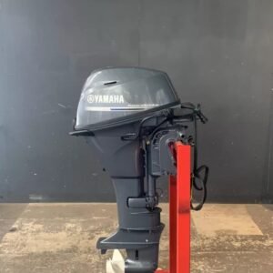 Yamaha 15 HP outboard engine.