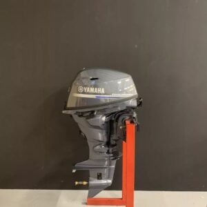 Yamaha 20HP EFI outboard engine.