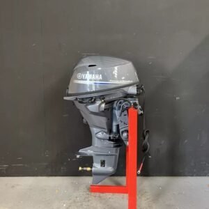 Yamaha 20 HP EFI Powertilt outboard engine.