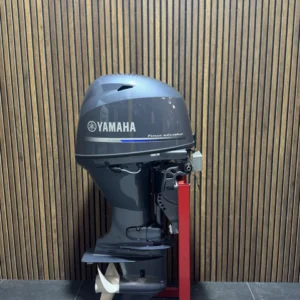 Yamaha 50 HP EFI outboard engine.
