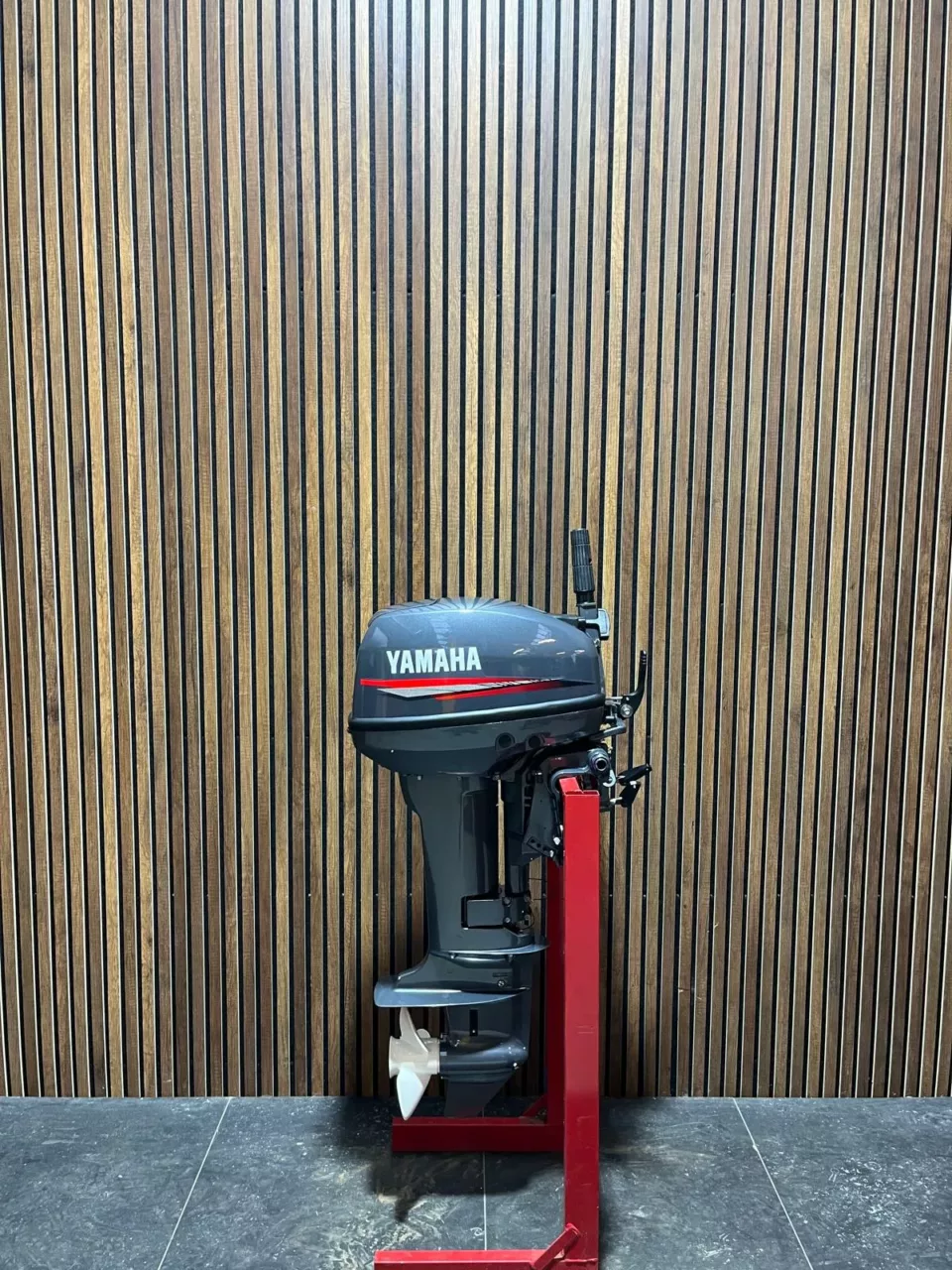 Yamaha 9.9FMH outboard engine.