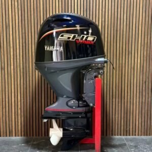 Yamaha 90 HP EFI V-MAX S.H.O. outboard engine.