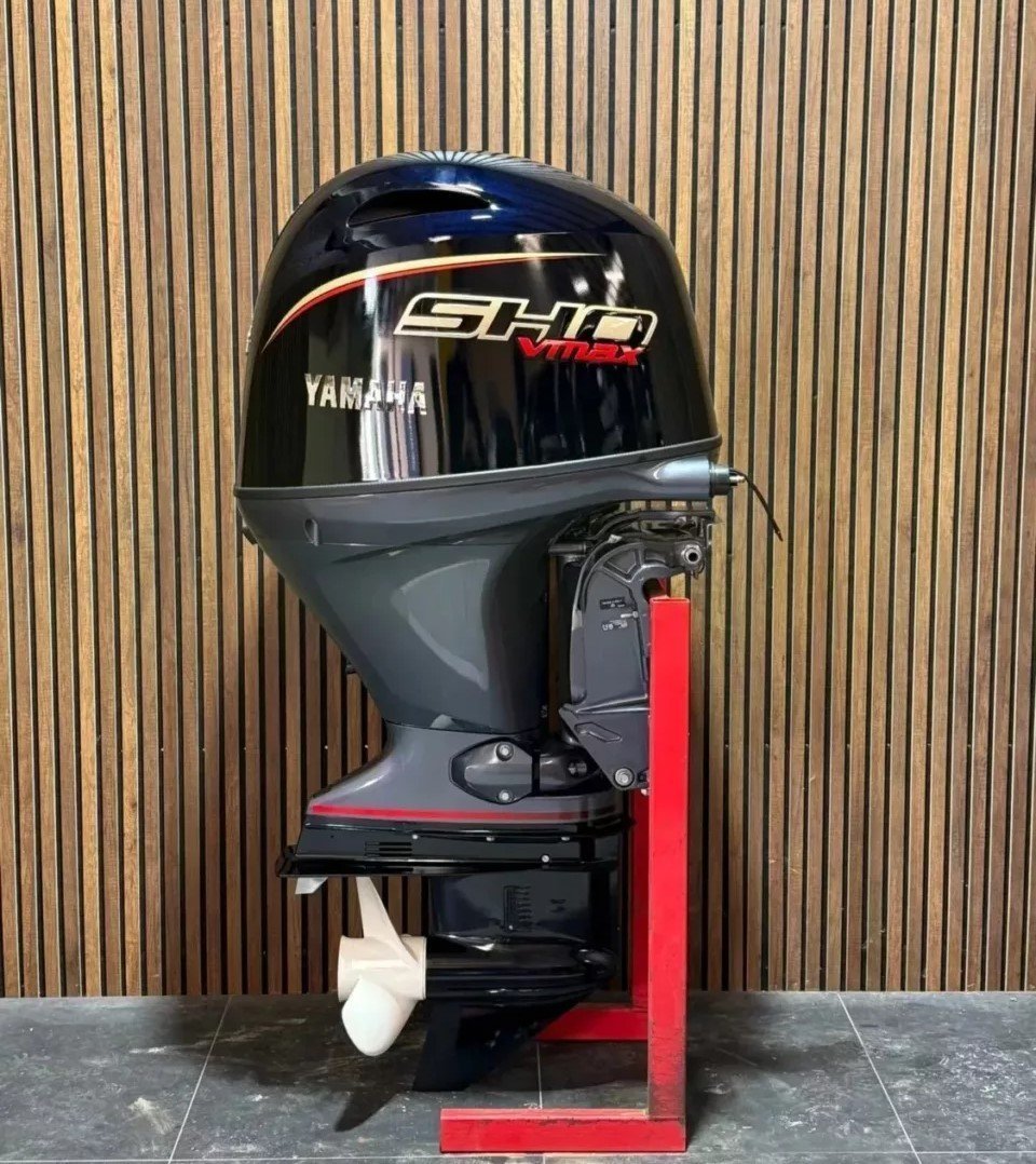 Yamaha 90 HP EFI V-MAX S.H.O. outboard engine.