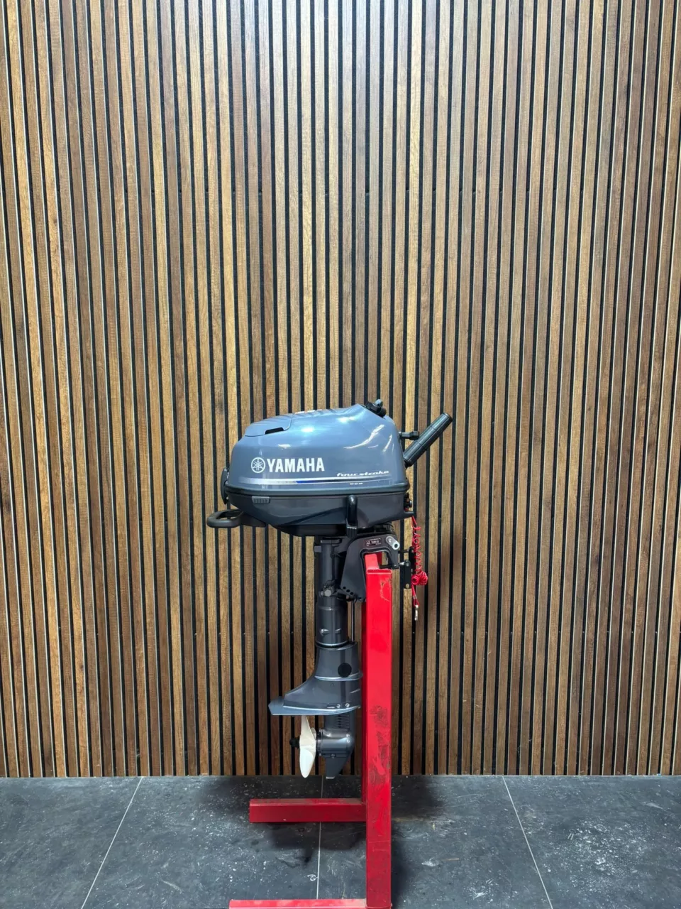2021 Yamaha F4BMH outboard engine.