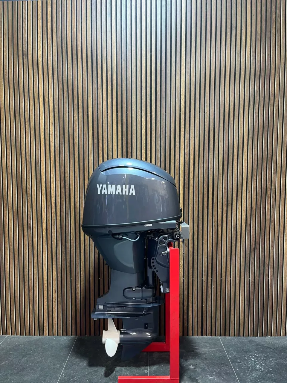 Yamaha F60 HETL outboard engine.